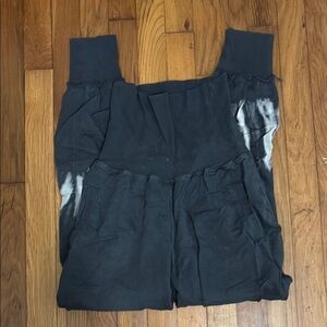 Young Fabulous & Broke Black Track Pants with Elastic Waistband